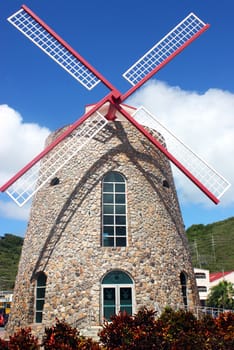 Historic Windmill in St. Thomas