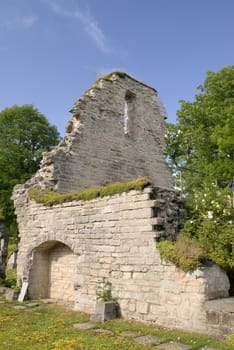 Alvastra Monastary was the first Cistercian monastery in the nordic countries. It was founded here at the foot of Omberg, Sweden, in 1143.