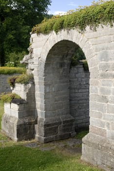 Alvastra Monastary was the first Cistercian monastery in the nordic countries. It was founded here at the foot of Omberg, Sweden, in 1143.