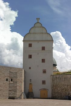 Inside Vadstena castle.