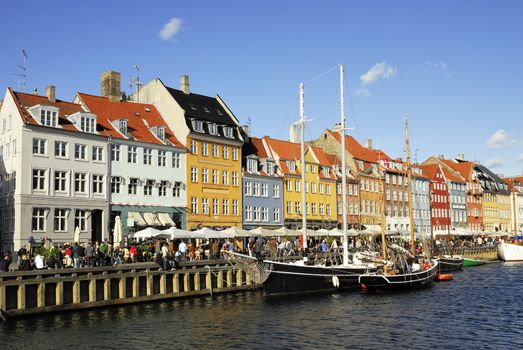 Nyhavn in Copenhagen, Denmark - one of the most popular tourist places. Visit also lightbox of high quality photos of Scandinavia