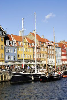 Nyhavn in Copenhagen, Denmark - one of the most popular tourist places. Visit also lightbox of high quality photos of Scandinavia