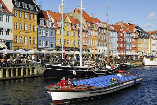 Nyhavn in Copenhagen, Denmark - one of the most popular tourist places. Visit also lightbox of high quality photos of Scandinavia