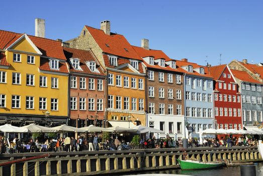 Nyhavn in Copenhagen, Denmark - one of the most popular tourist places. Visit also lightbox of high quality photos of Scandinavia