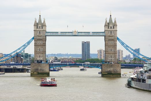 LONDON, UK - JUNE 23: Detail of the City of London dragon with photograph of mountains in the background. June 23, 2015 in London.