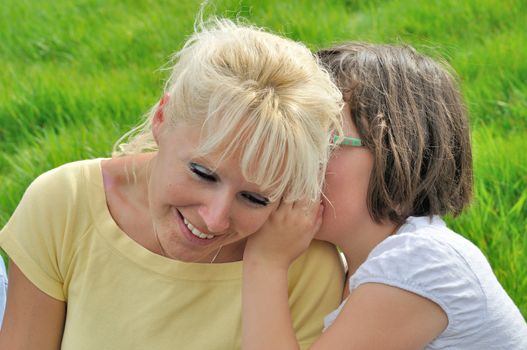 Complicity between mother and daughter