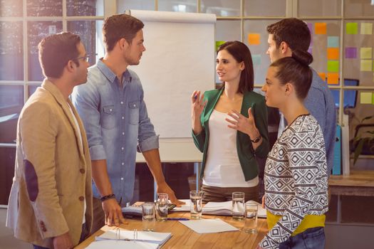 Business people during a meeting at the office