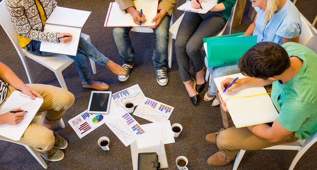 business people in meeting at the office