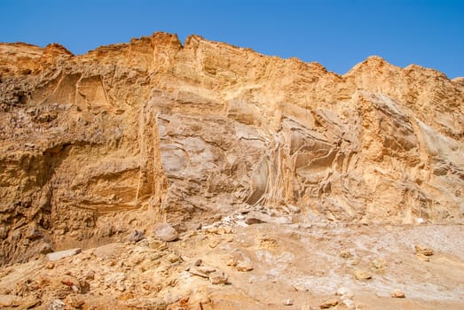 Negev desert landscape near the Dead Sea. Israel