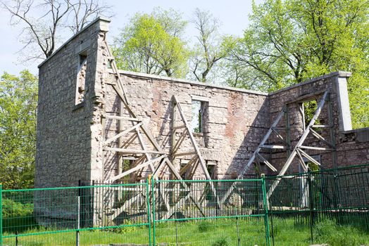 Ruins of the Hermitage at the Dundas Valley Conservation Area.