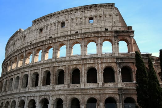 The Colosseum in Rome, Italy