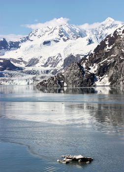 Alaska Mountains in Glacier Bay
