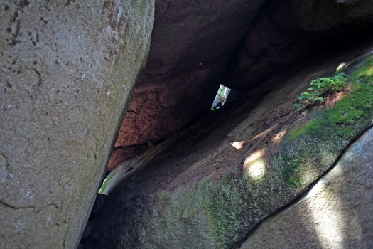 Large granitic rocks in the Fichtel Mountains in Southern Germany.