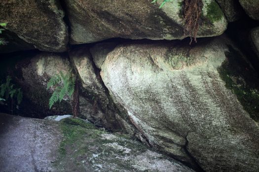 Large granitic rocks in the Fichtel Mountains in Southern Germany.