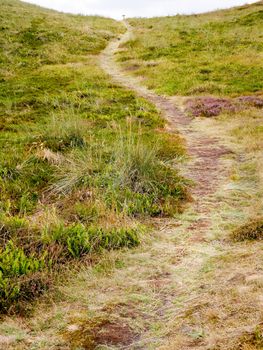 A walk up to a cross