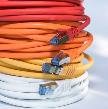 Colorful network cables