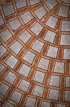 abstract background or texture detail rusted iron hatch