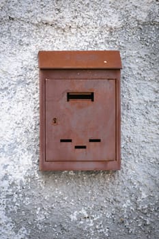 rusty old letterbox