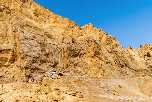 Negev desert landscape near the Dead Sea. Israel