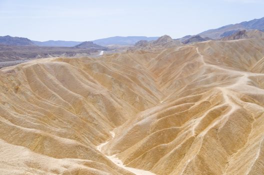 Zabriskie Point in Death Valley National Park, California, USA