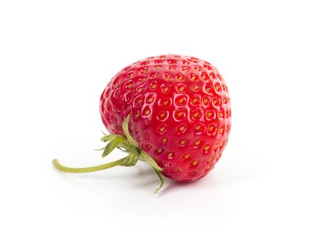 Fresh sweet strawberry isolated on white