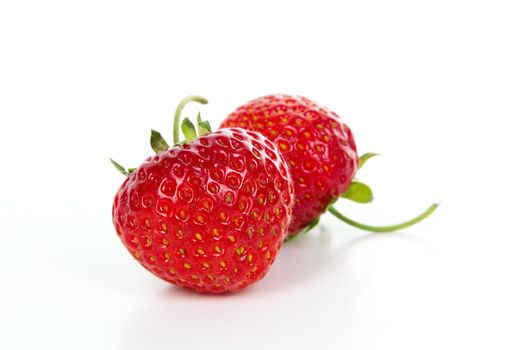 Strawberry isolated on white background cutout