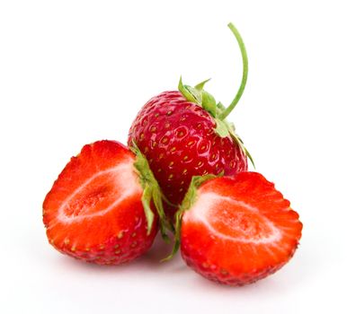 Strawberry isolated on white background cutout