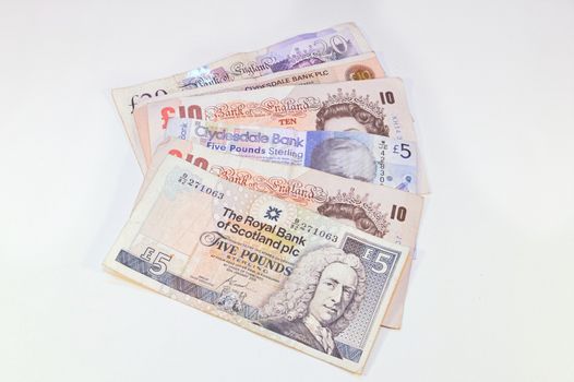 Scottish currency pounds sterling