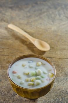 Bua Loy (Rice Dumplings in Coconut Milk) asian dessert