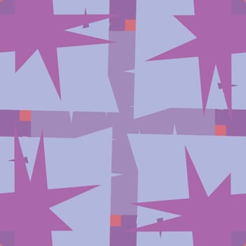 Purple seamless wrapping paper pattern with pointy corners
