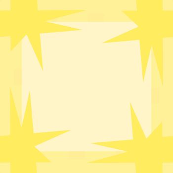 Yellow seamless wrapping paper pattern with pointy corners