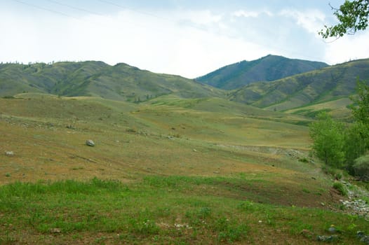 The Beautiful landscape with mountain by summer.Summer in mountain