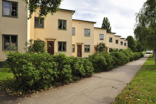 Swedish housing in Stockholm area.
