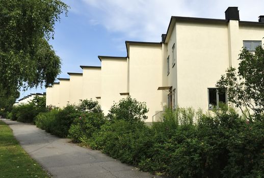 Swedish housing in Stockholm area.