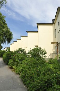 Swedish housing in Stockholm area.