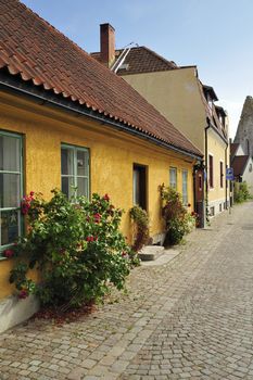 Swedish housing, Visby in Gotland.