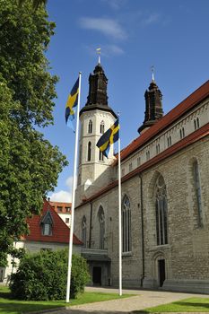 Cathedral from Visby city.