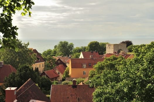 The city of Visby, Gotland, Sweden.