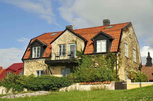 Swedish housing, Visby in Gotland.