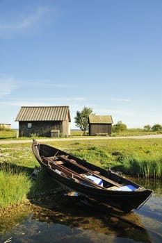 Fishing village, Gotland, Sweden.