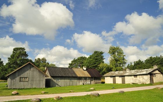 Fishing village, Gotland, Sweden.