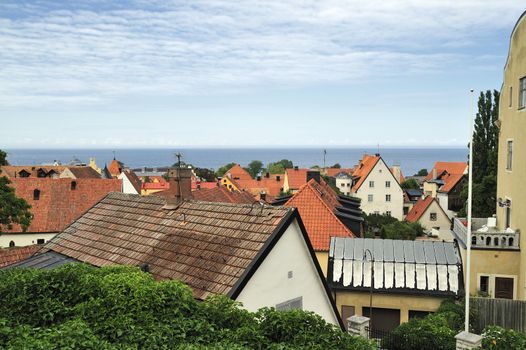 The medieval city Visby in Sweden