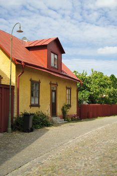 Swedish housing, Visby in Gotland.