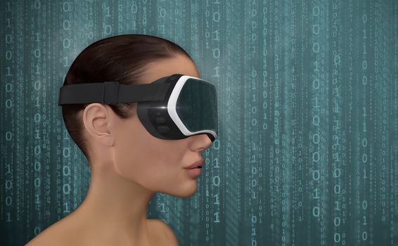 Virtual Reality Concept.