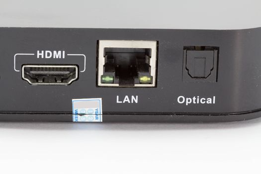 USB LAN HDMI Interface of receiver box