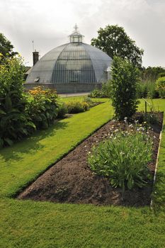 Old Greenhouse Dome in Bergianska garden in Stockholm.