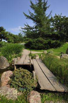 Japanese garden in Bergianska - Sweden.