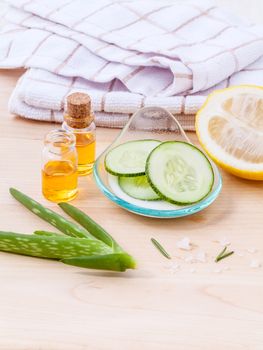 Natural Spa Ingredients cucumber homemade natural facial toner.