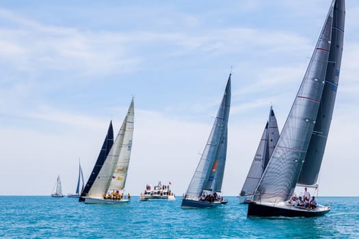 SAMUI REGATTA 2015, THAILAND - MAY 30 : Event at Chaweng beach ,Koh Samui island ,Thailand May 30, 2015