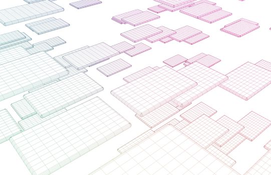 Advanced Technology Science As a Art Background